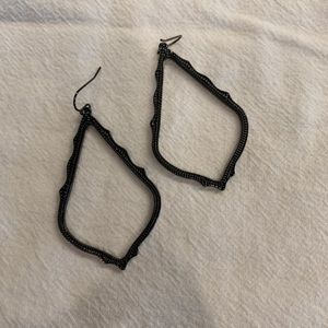 Kendra Scott Sophia Gunmetal Drop Earrings